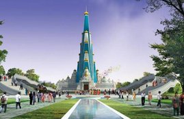 chandrodaya temple, chandrodaya mandir, burj khalifa