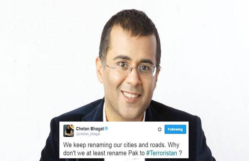 chetan bhagat, pakistan, twiiter, trending, kashmir, article 370