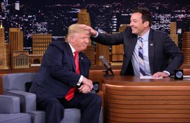 donald trump, donald trump hair, The Tonight Show Starring Jimmy Fallon, america, US presidential eletions, america news