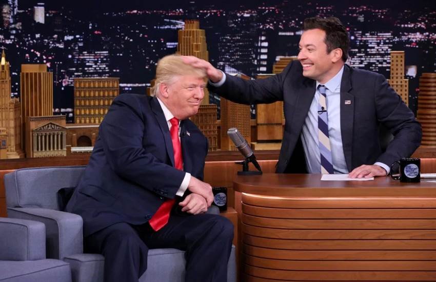 donald trump, donald trump hair, The Tonight Show Starring Jimmy Fallon, america, US presidential eletions, america news