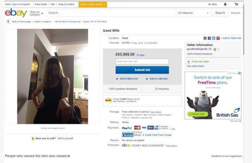 पति ने बेचने का कारण और खरीदने के फायदे नुकसान तक बताए। (Photo: eBay Screenshot)