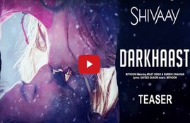 Ajay Devgn, Shivaay, Sayyeshaa, erika kaar, ajay devgn first kiss, ajay devgn kissing kissing scenes, kissing scenes in shivaay, shivaay songs, bolo har har song, badhaah song in shivaay, shivaay teaser, shivaay new teaser