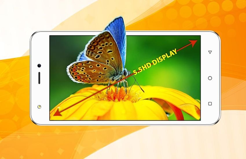 इन्टेक्स क्लाउड क्यू11 में 5.5 इंच की एचडी आईपीएस (720×1280 पिक्सल) डिस्प्ले दी गई है। (Photo: Amazon India)
