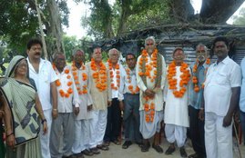 teacher day, cremation ground,honour in cremation ground, gadhimalhara, chhatarpur, madhya pradesh