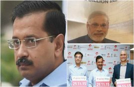 Arvind Kejriwal, modi, Reliance Jio