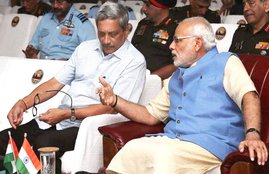 uri attack, narendra modi, manohar parrikar, indian army, defence minister, army attacked, attack on indian army, modi parrikar