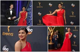 priyanka chopra, tom hiddleston, emmy awards 2016, emmy awards, priyanka chopra emmy 2016, priyanka chopra emmy awards 2016, Priyanka Chopra quantico, 68th emmy awards, emmy 2016, tom hiddleston Priyanka Chopra, Priyanka Chopra emmy awards pics, Priyanka Chopra emmy awards photos, priyanka chopra red gown, emmy awards photos, entertainment news