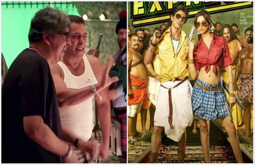 सलमान खान ने लुंगी पहनकर किया शाहरुख के ‘लुंगी डांस’ पर कमेंट, देखें वीडियो