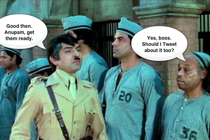 nadeem f paracha satire on india through sholay characters