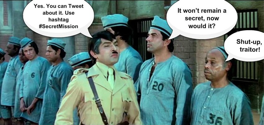nadeem f paracha satire on india through sholay characters