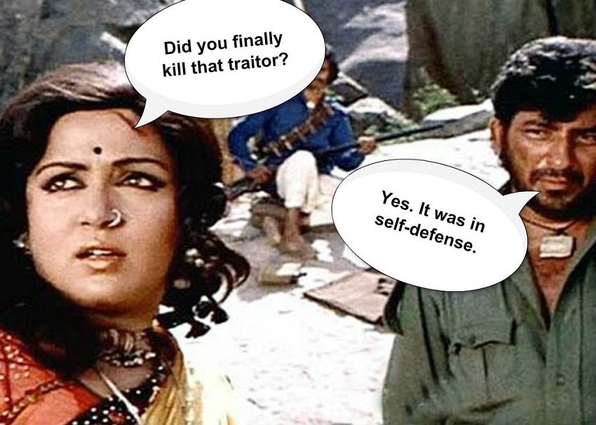 nadeem f paracha satire on india through sholay characters