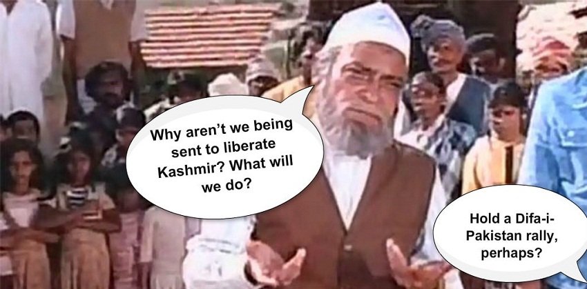 nadeem f paracha satire on india through sholay characters