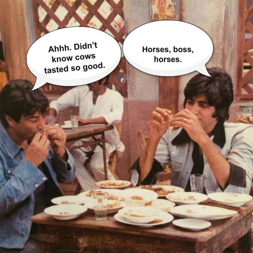 nadeem f paracha satire on india through sholay characters