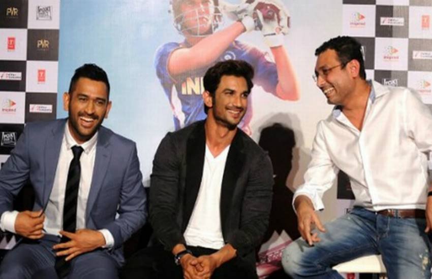 क्रिकेटर महेंद्र सिंह धोनी, अभिनेता सुशांत सिंह राजपूत और फिल्ममेकर नीरज पांडे।