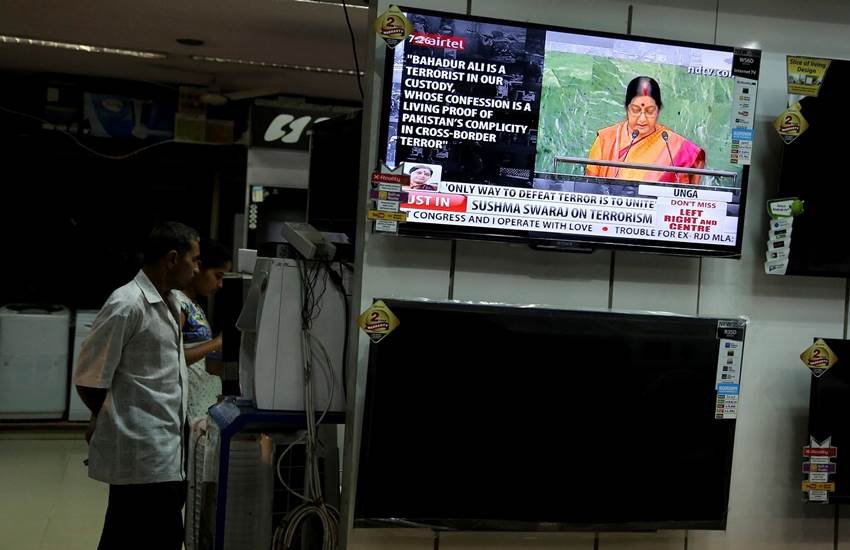 sushma swaraj, UNGA, sushma swaraj UNGA speech, sushma swaraj address, united nations general assembly, india pakistan, twitter hail sushma