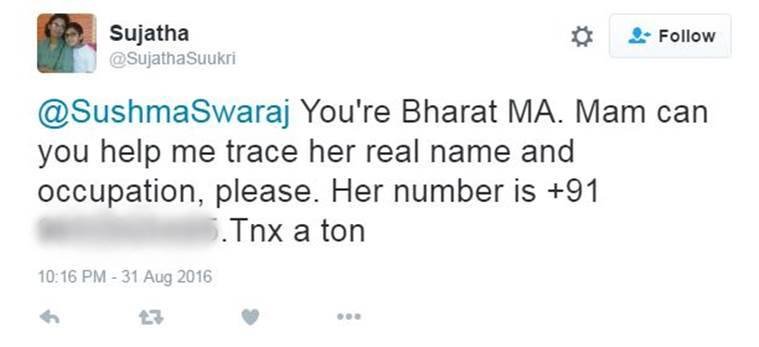 Sushma Swaraj, Sushma Swaraj twitter, Sushma swaraj help, twitter Help, MEA, MEA help, Extramarital affairs, India News, Social Media, Jansatta