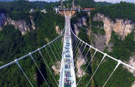 world longest glass bridge, China longest glass bridge closed, Guinness world record for the world longest glass bridge