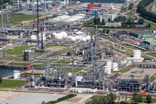 Air treatment plant aerial