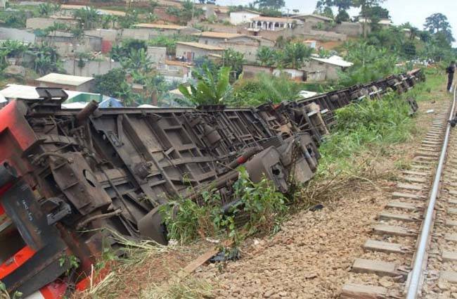 Cameroon,Africa, Cameroon train derails, world news, Yaounde, Douala
