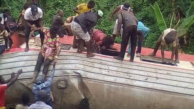 Cameroon,Africa, Cameroon train derails, world news, Yaounde, Douala