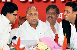 Akhilesh Yadav, Ram Gopal Yadav, Mulayam Singh Yadav, Samajwadi Party, Akhilesh Yadav New Party, Election Commission, Uttar Pradesh Elections, India, Jansatta