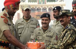 Attari Wagah border,Diwali, Border