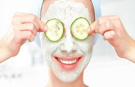 beauty tips, diwali, cucumber, tomato