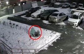 Nizhny Tagil, Russia, manhole, child plunges into manhole, toddler swallowed by manhole, Video Plunges into Manhole, Horrifying Video