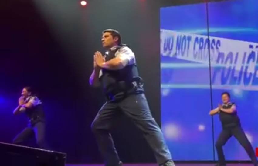 Salman Khan, New Zealand policemen, New Zealand’s Christchurch Police, Salman Khan Dance Numbers, New Zealand's Police officers dancing on Salman Khan Numbers, Salman Khan Fan Following, Christchurch Police Diwali Celebration, Diwali in New Zealand