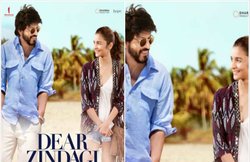 डियर जिंदगी पोस्टर: शाहरुख खान और आलिया भट्ट की क्यूट केमिस्ट्री के साथ आया फिल्म का नया पोस्टर