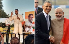 Rahul Gandhi, Narendra Modi, Barack Obama, Modi Selfie, Congress VP, Kisan Yatra, Khat Sabha, UP Elections 2017, UP Polls 2017, Uttar Pradesh News, Jansatta