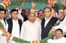 Mulayam Singh, Shivpal Yadav,Yadav family feud, UP elections 2017, Ramgopal Yadav, Qaumi ekta dal, Gaytri prajapati, samajwadi party, CM candidate in UP,