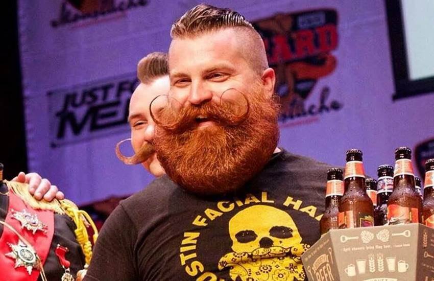 USA, Nashville, Beard and Moustache Championships, USA National Beard and Moustache Competition, Musketeer Beard and Moustache Category , English Moustache category, Full Beard Freestyle category