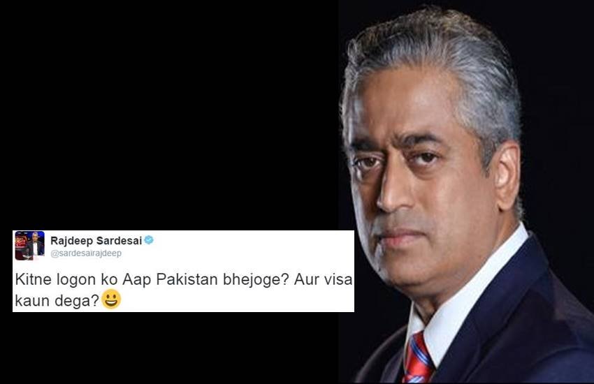Rajdeep Sardesai. Barkha Dutt, NDTV, IBN, Anti National, Pakistan, India Pakistan Tension, Troll, Twitter, India, Jansatta