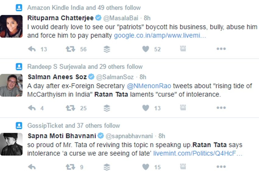 Intolerance, Ratan Tata, Tata Salt, Narendra Modi, Intolerance In India, Bhakts, Modi Bhakts, Twitter, India, Jansatta