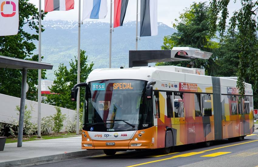 TOSA buses,Paris climate accord,Indian Institute of Science,bruce warner global product specialist,ABB