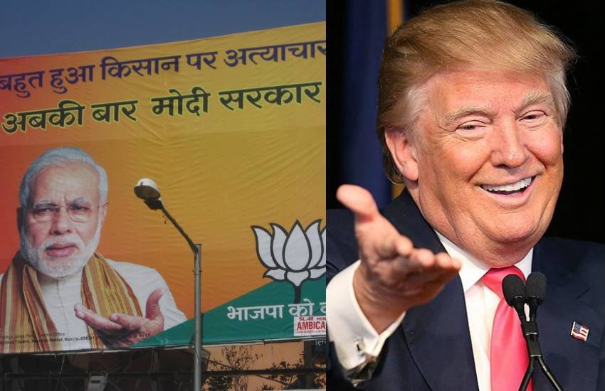 Donald Trump, US President Election, Narendra Modi, Abki Baar Modi Sarkaar, Ab Ki Baar, Trump Sarkaar, Trump Modi, Trump over India, World, US News, Jansatta Donald Trump, US President Election, Narendra Modi, Abki Baar Modi Sarkaar, Ab Ki Baar, Trump Sarkaar, Trump Modi, Trump over India, World, US News, Jansatta