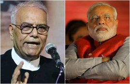 Yashwant Sinha, Narendra modi, PM Modi Chest, 56 inch chest, Uri attack, surgical strike, India news, indian army, jansatta
