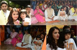 Aishwarya, Aishwarya Rai Bachchan, Aaradhya, durga ashtami, durga puja, durga puja 2016, Aishwarya Rai, Amitabh Bachchan, Amitabh Bachchan durga puja, Aishwarya Rai Bachchan durga ashtami, Aaradhya durga puja, Aaradhya pics, Aaradhya photos, Aaradhya images, Aishwarya Aaradhya, durga puja pics, Aishwarya Amitabh Bachchan, bollywood news, Entertainment news