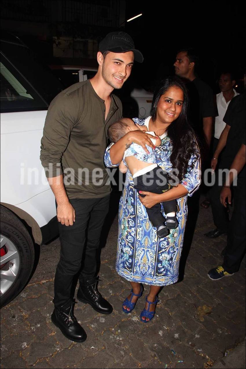 salman khan, arpita, ayush sharma, sohail