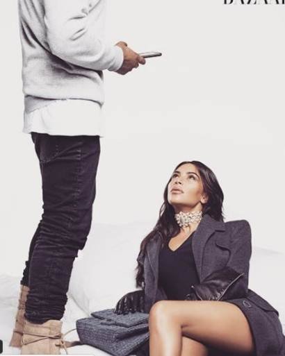 Kim Kardashian,Kanye West,Fashion week,Social Media