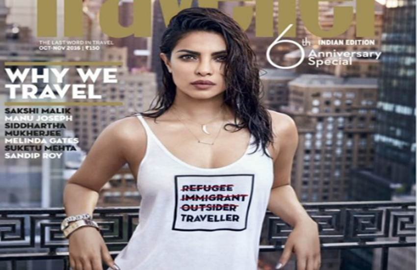 प्रियंका चोपड़ा की टीशर्ट पर लिखे इन शब्दों को लेकर मचा बवाल, Twitter पर फूटा लोगों का गुस्सा