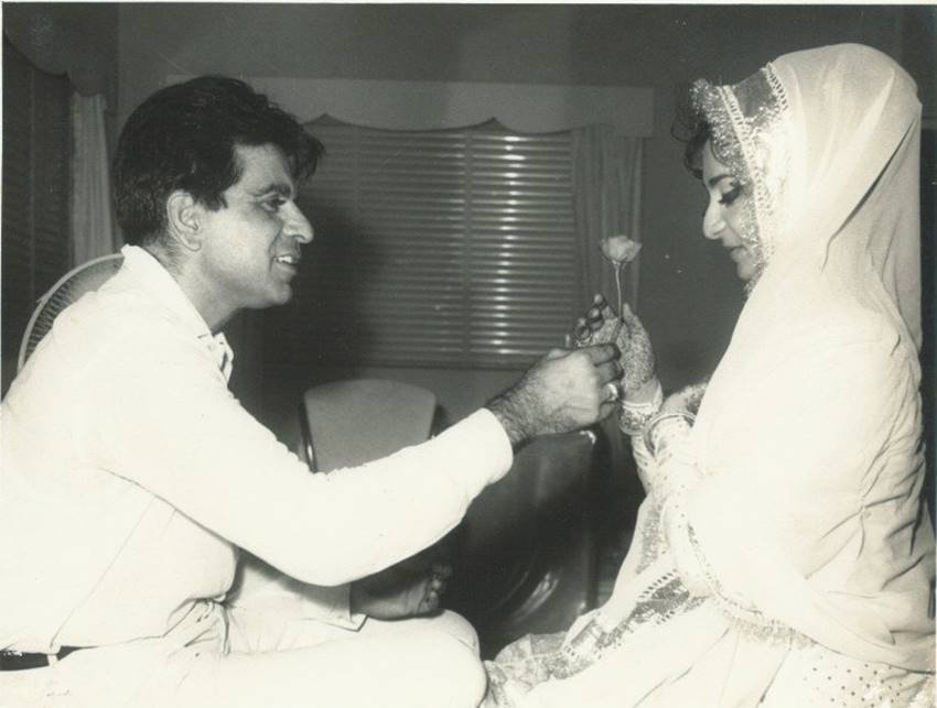 dilip kumar, saira banu, love, golden jubilee, relation, movies