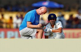 gautam gambhir, indore test, gambhir injury, indian cricket team, india new zealand test, cricket latest news, india vs new zealand test news