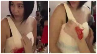 wedding tradition, wedding tradition in China, china, chinese wedding tradition, Groom gropes bride, Groom, bride