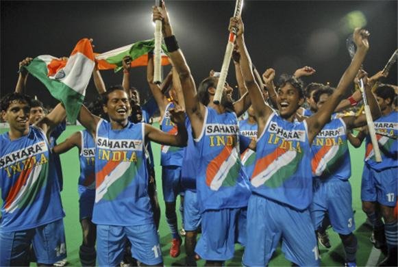 भारतीय जूनियर हॉकी टीम। 