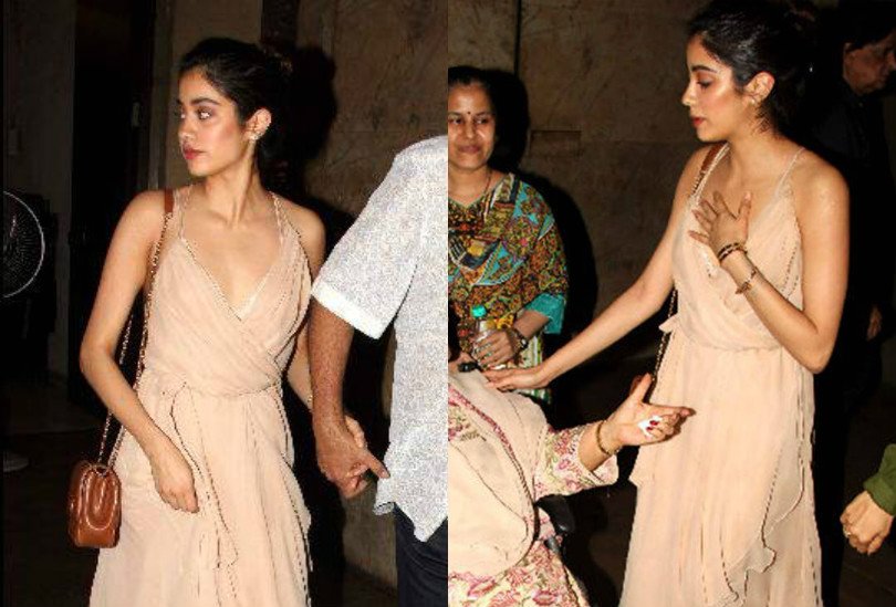 jhanvi kapoor, sridevi, mirziya, harshvardhan kapoor, saiyami kher, rakeysh omprakash mehra, mirziya screening, jhanvi kapoor first movie, jhanvi kapoor and varun dhawan