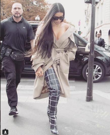 Kim Kardashian,Kanye West,Fashion week,Social Media