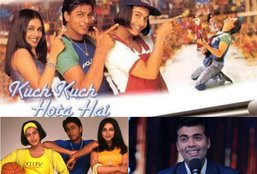 karan johar, shah rukh khan, shahrukh khan, rani mukharjee, kajol, kajol devgn, kuch kuch hota hai, kuch kuch hota hai reviews, karan johar mocked on his movie, entertainment movie