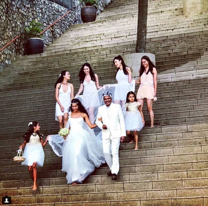 lisa haydon, dino lalwani, malika haydon, guddu lalwani